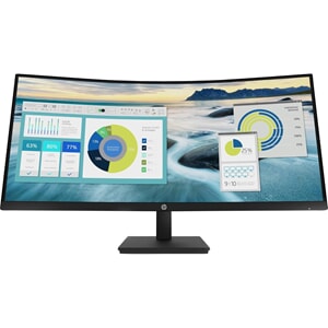 HP P34hc G4 WQHD USB-C Curved Monitor 5ms 3440x1440