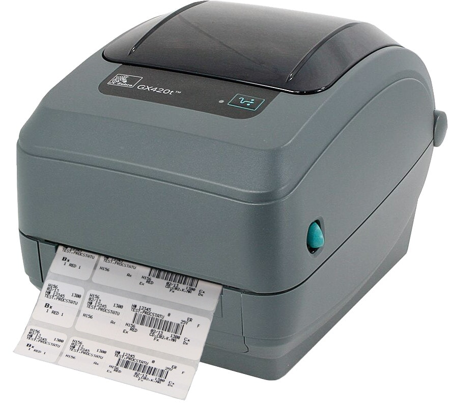 used zebra label printer